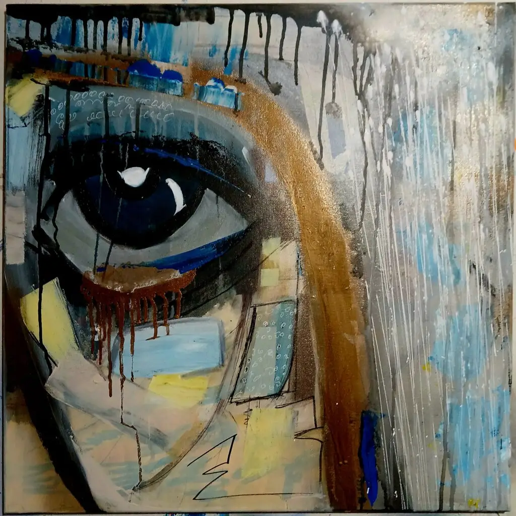 ART IN CANVAS WITH ACRYLICS
