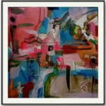 milioutaniafineart.gr pink-geisha abstract art